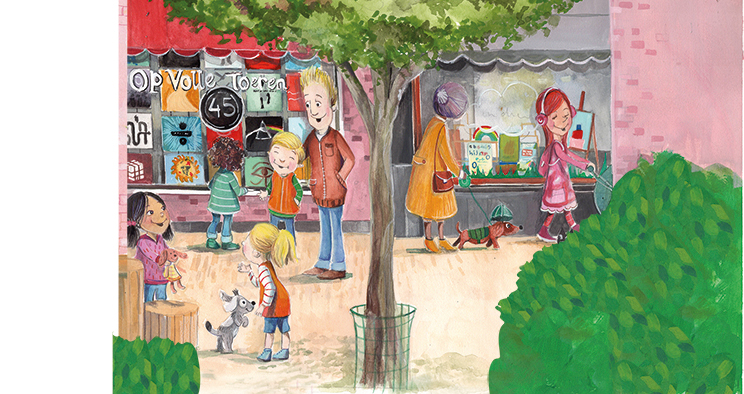 Naar de winkel – toverspread