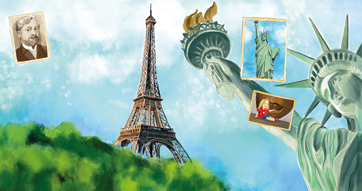 Bijzondere bouwsels – Eiffeltoren & vrijheidsbeeld