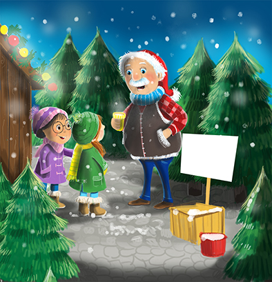 Ritmogo – Sparrenboom met suikerklontjes