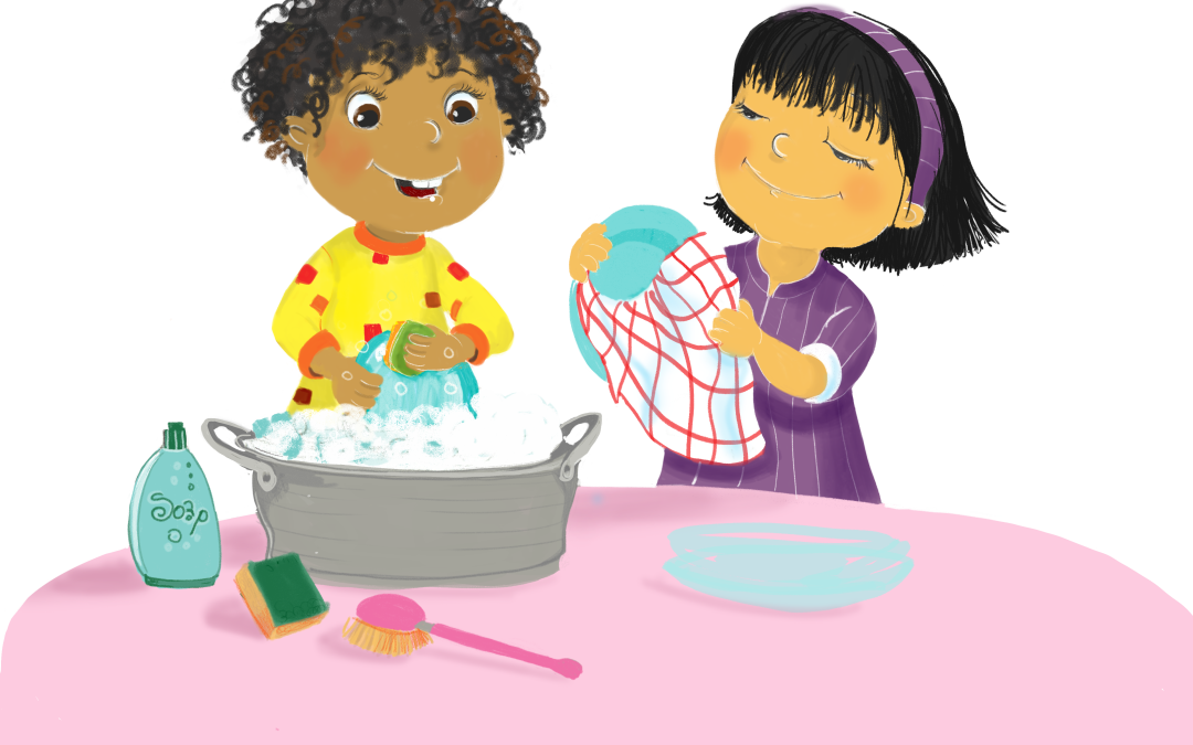 Kleuteruniversiteit – Illustratie bij spelscript koken